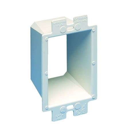 electrical line extension box|extension box with individual switch.